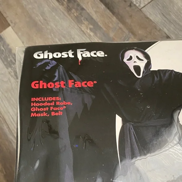 Spirit Ghost Face Kids Costume - Black and White - Picture 11 of 11